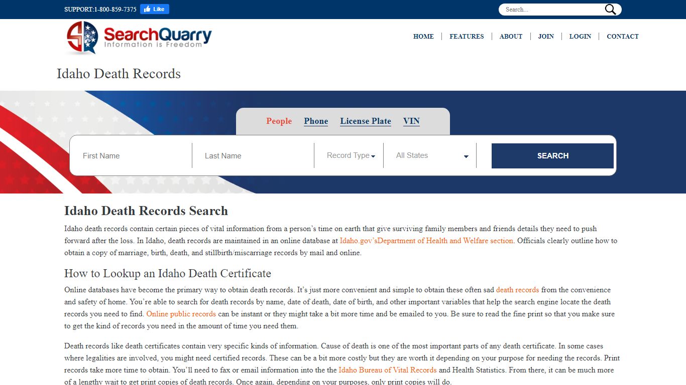 Free Idaho Death Records | Enter a Name to View Idaho ...